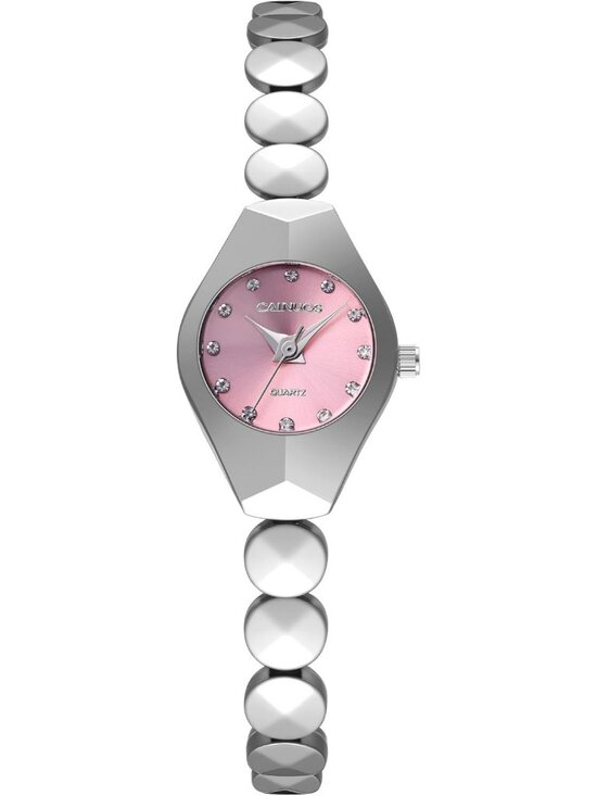 Accessories - Women's Silver Stainless Steel Band Elegant Minimalist Quartz Dress Wrist Watch